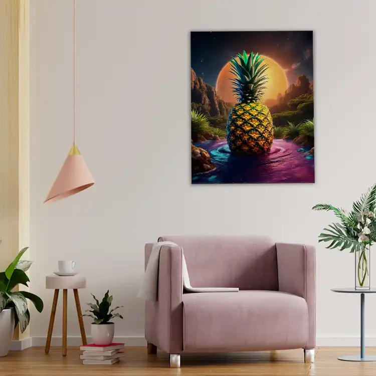 2 Colored pineapple