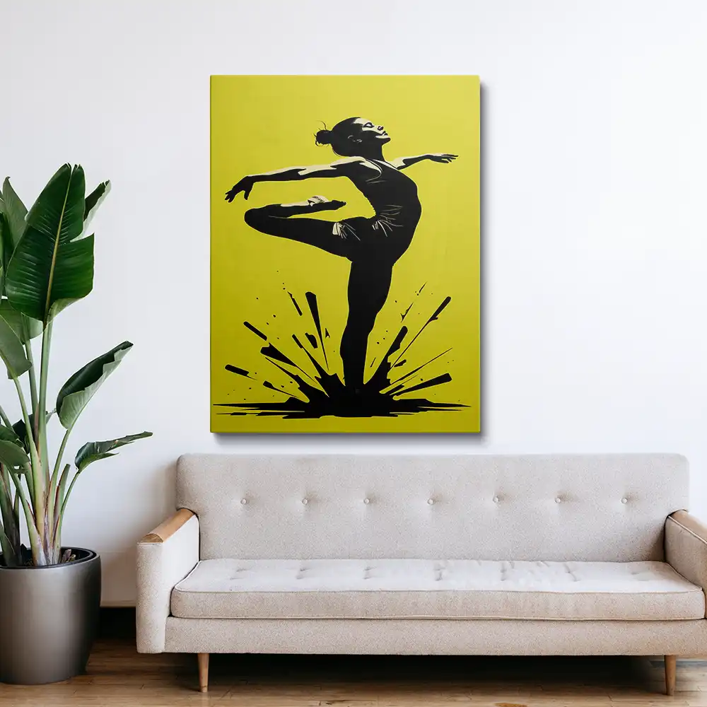 2 Dynamic contemporary dancer