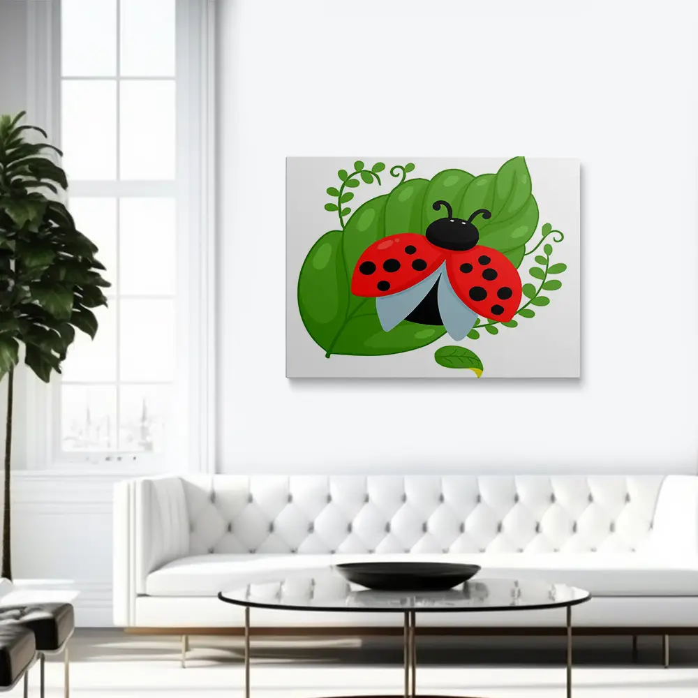 3 Ladybug painting