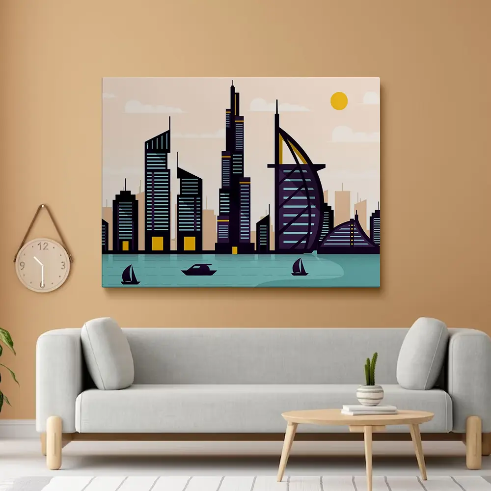 3 United Arab Emirates painting