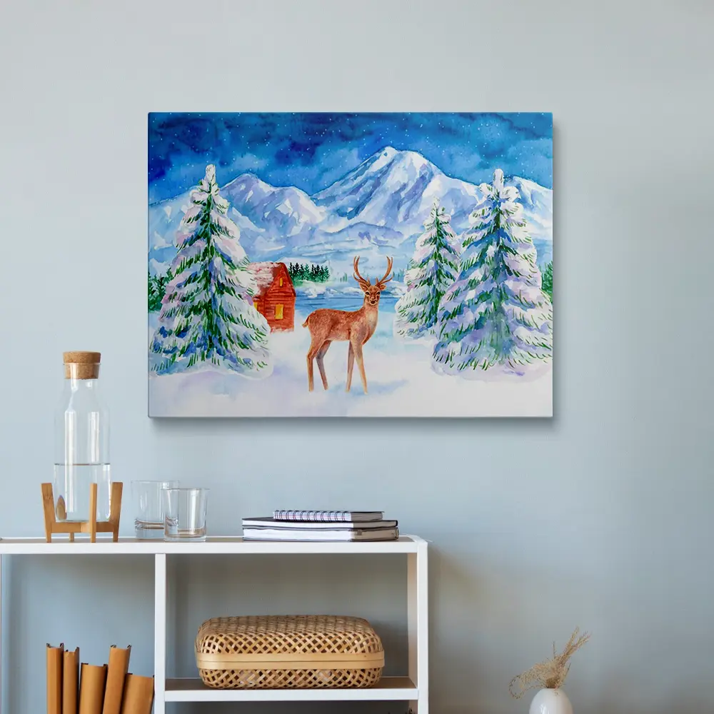 3 Painting reindeer