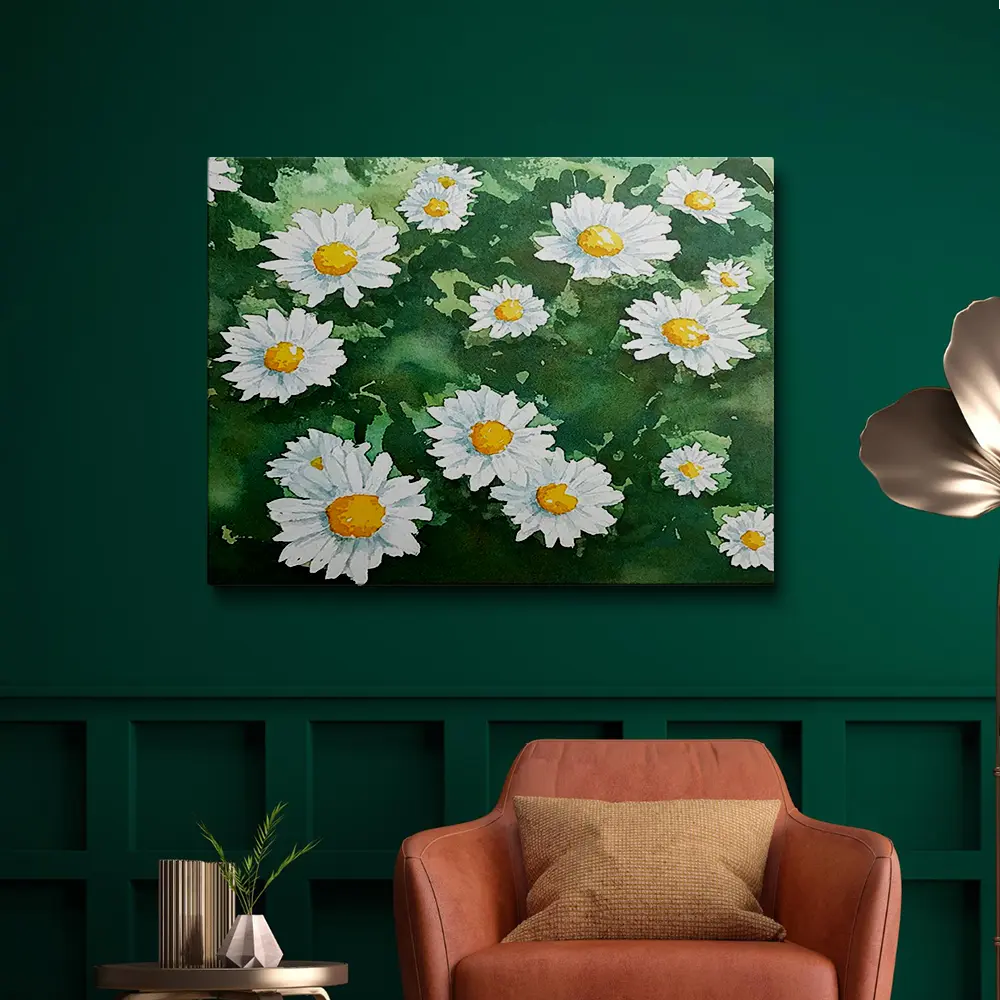 3 Painting watercolor flowers