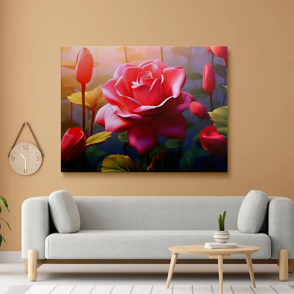 3 Roses painting