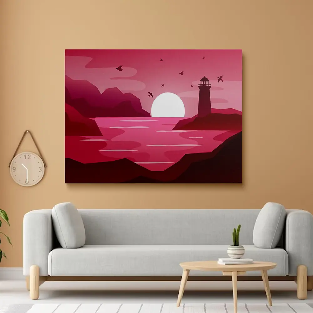 3 Lighthouse watercolor painting