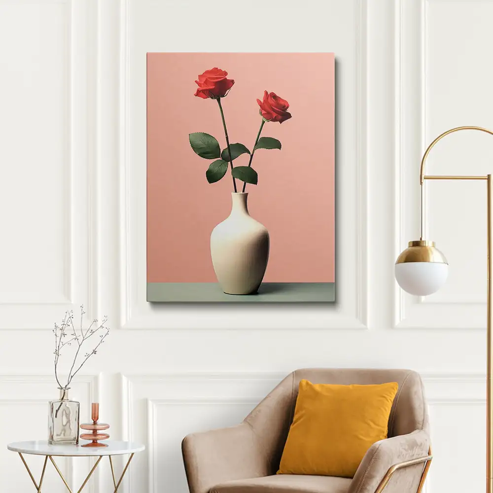 3 Aesthetic flowers vases