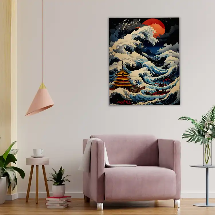 3 Ocean wave painting