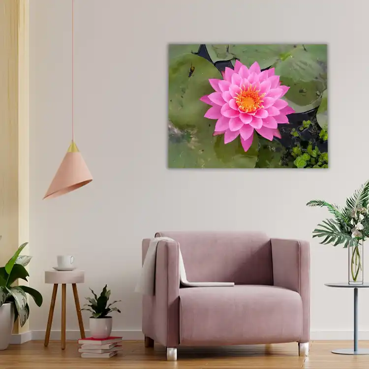 3 Painting water lilies