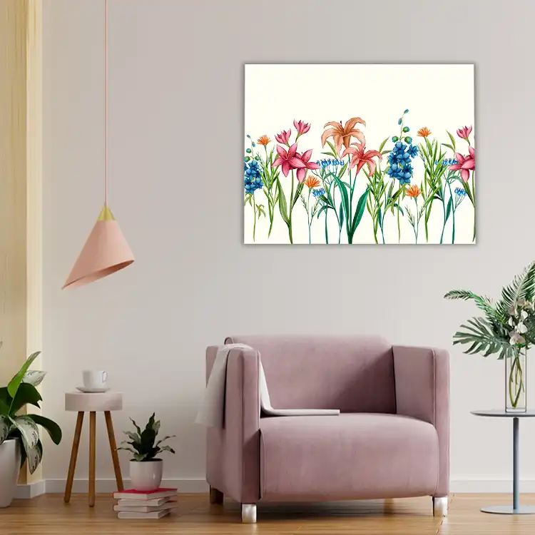 3 Spring flowers painting