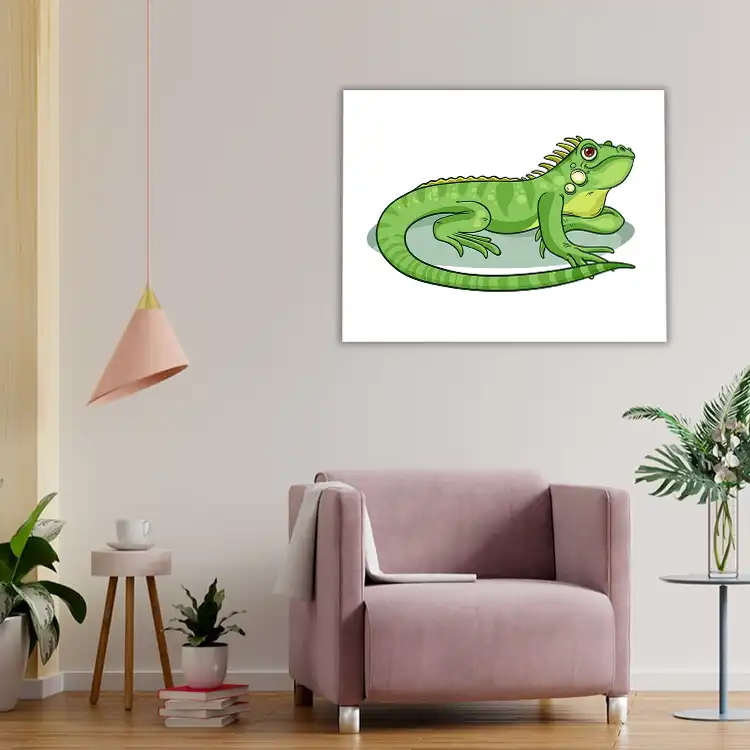 3 Lizard painting