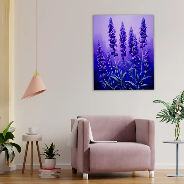 3 Lilac painting