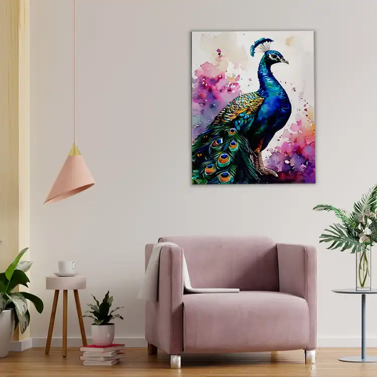 3 Painting of peacock