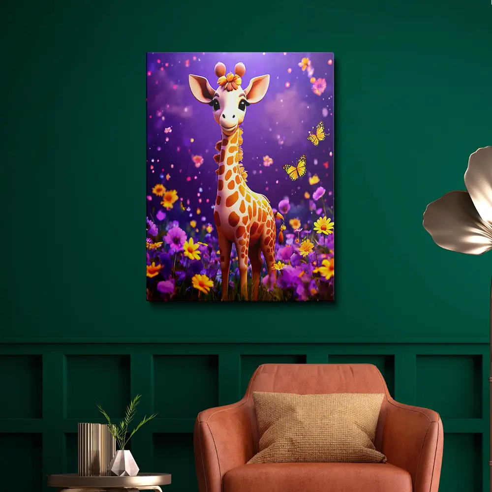 3 Giraffe and butterfly