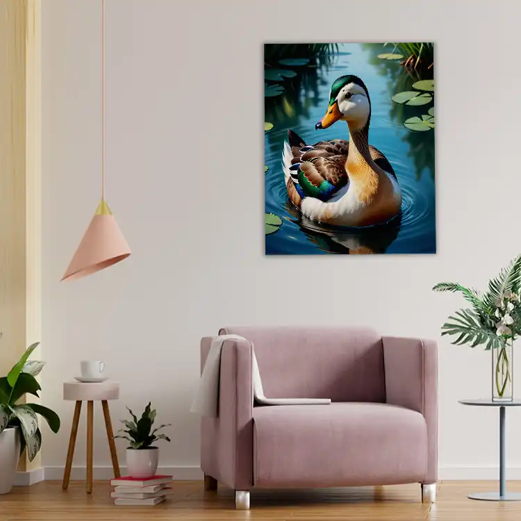 3 Duck watercolor painting