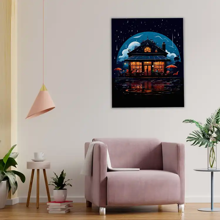 3 The night cafe painting