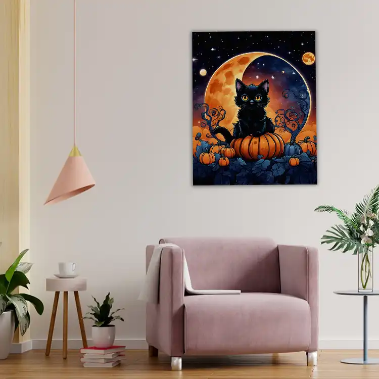 3 Hello kitty pumpkin painting