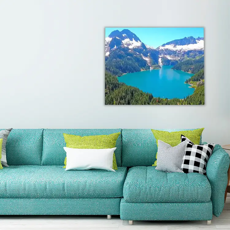 3 Lake and mountains landscape