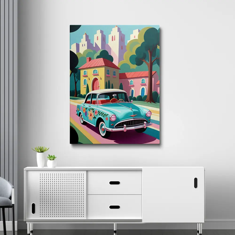3 A vintage car