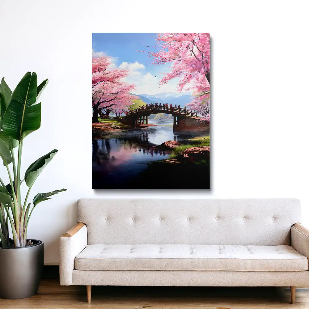 3 Cherry blossom painting
