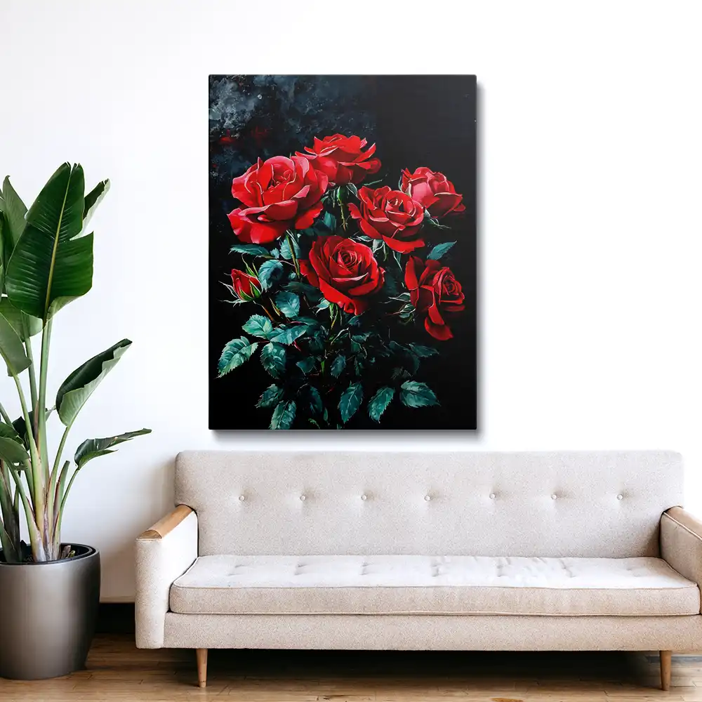 3 Rose painting
