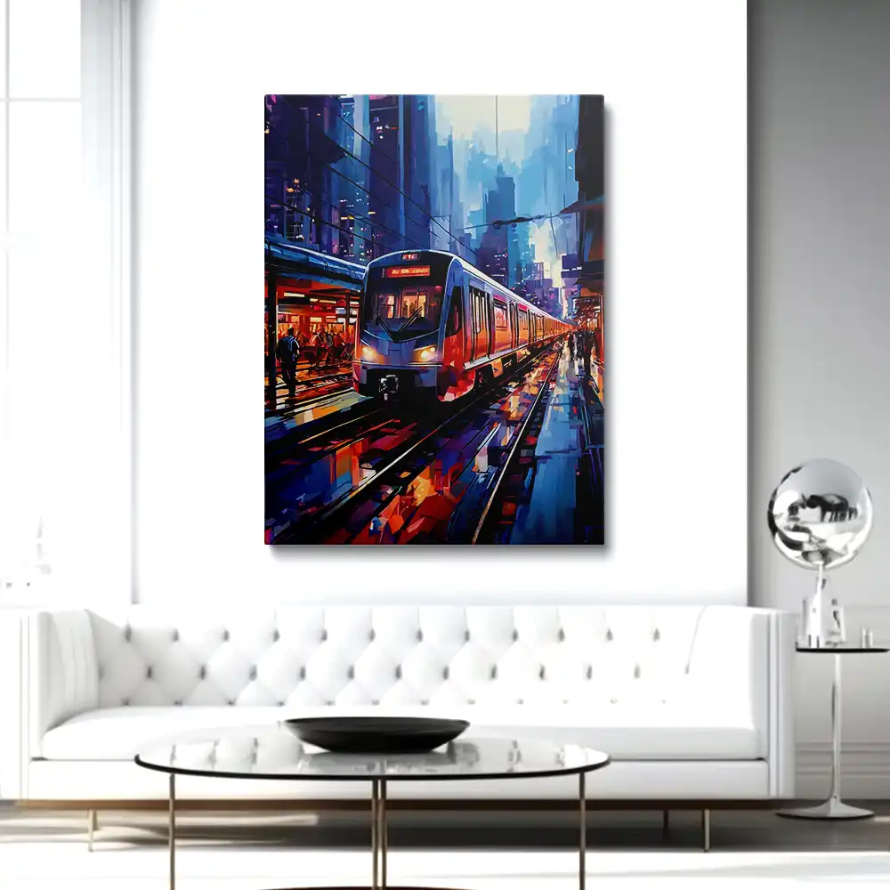 3 Painting of a train