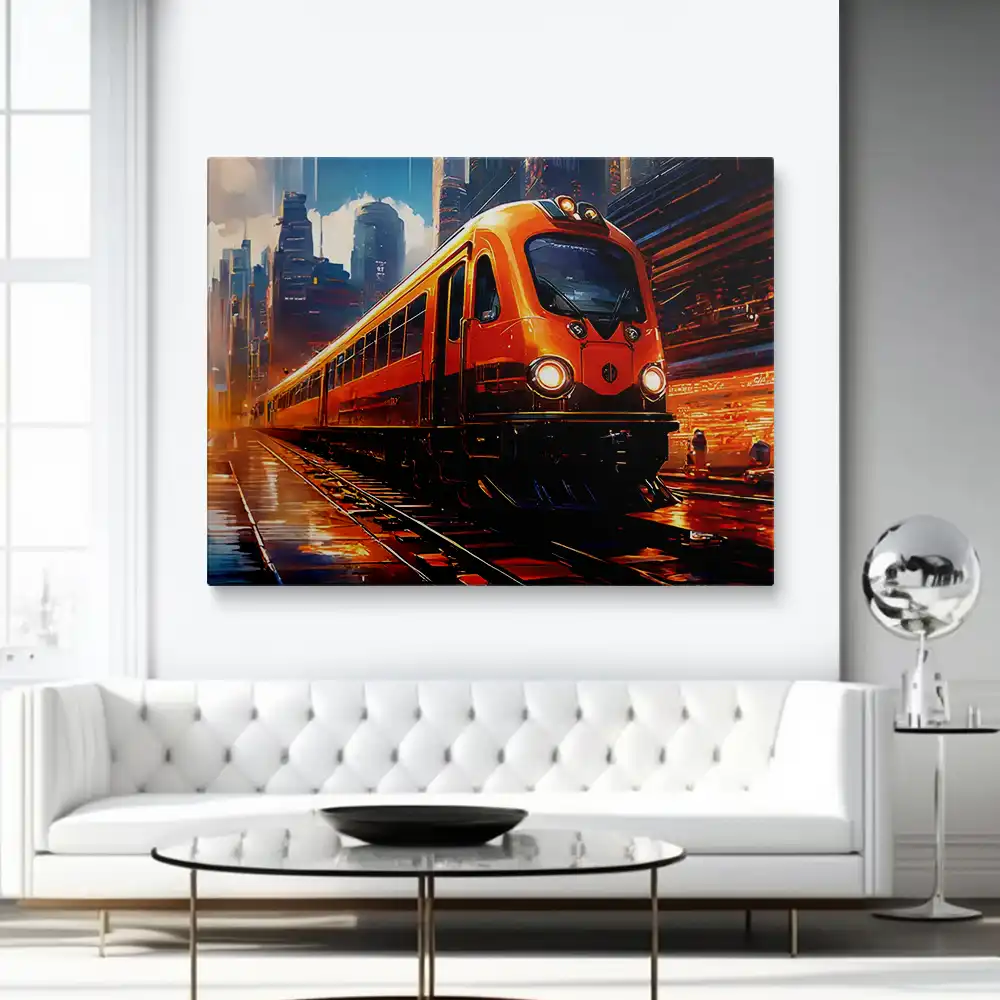 3 Modern highspeed train