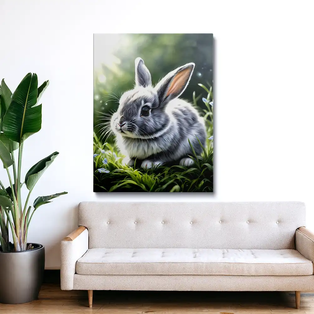 3 Painting of a bunny