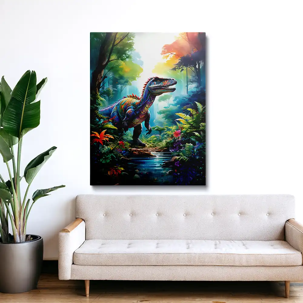 3 Painting of a dinosaur