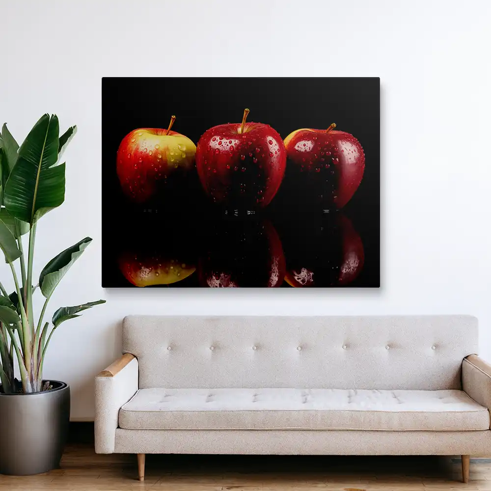 3 Fruit apple painting