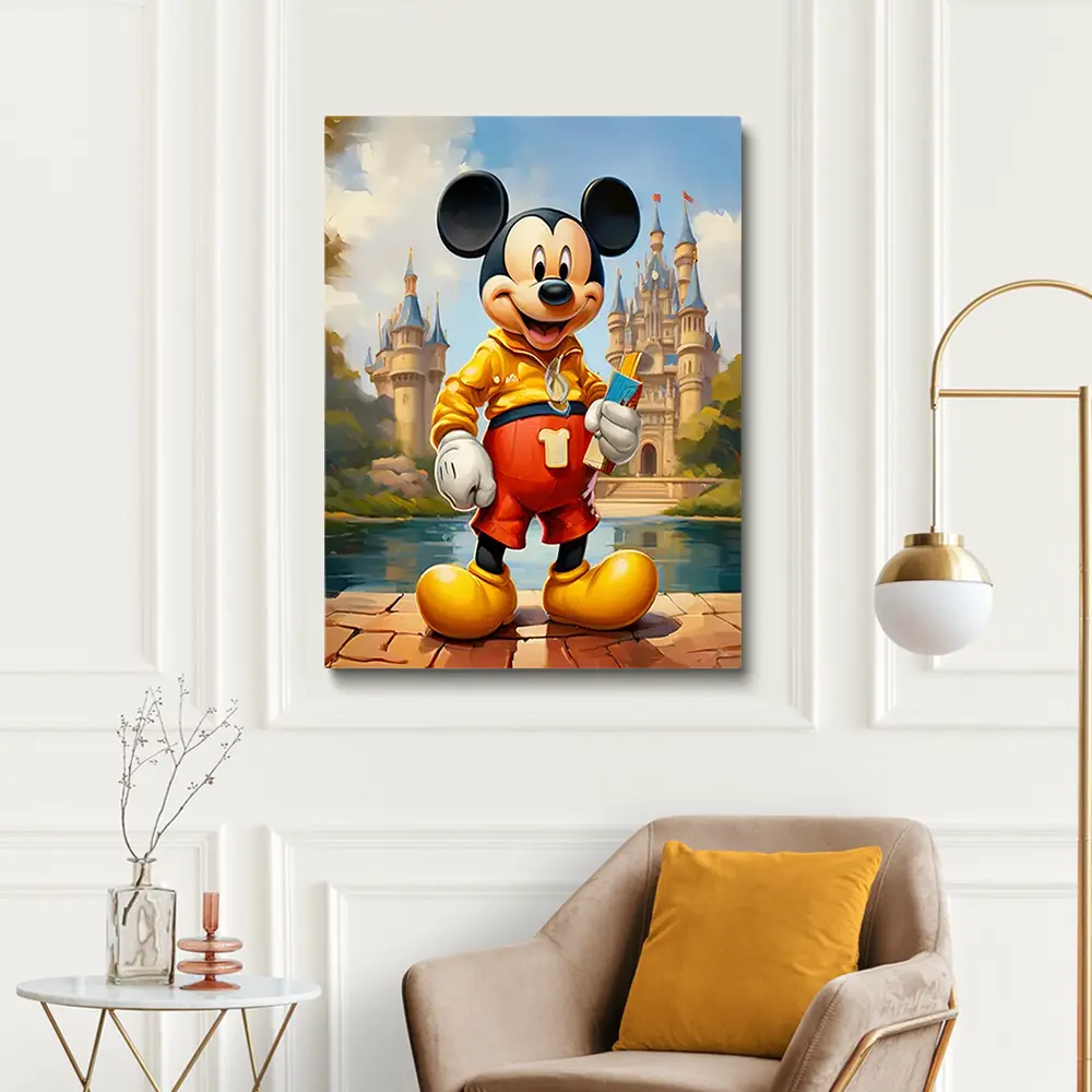 3 Painting of Mickey Mouse