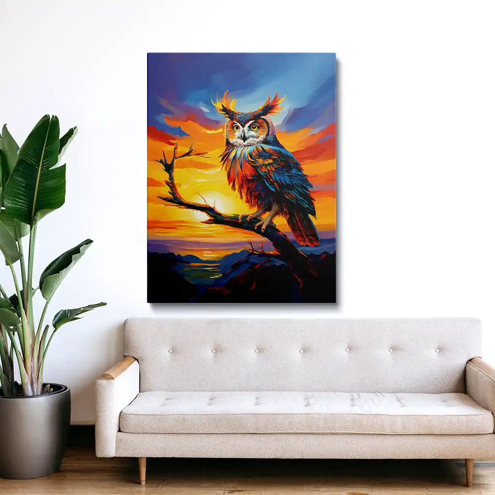 3 Painting of splash owl