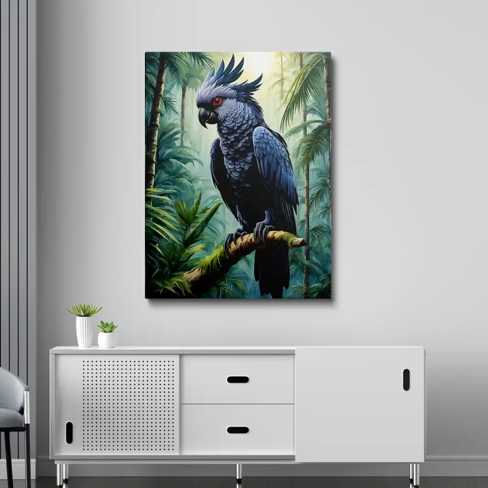 3 Baudin's Black Cockatoo