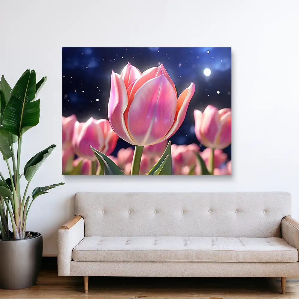 3 Tulip under a starry sky
