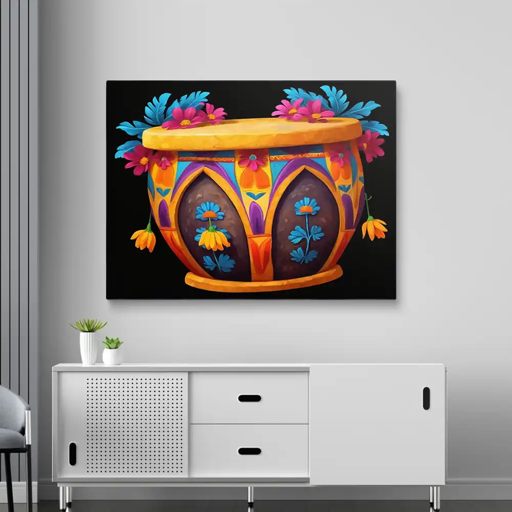 3 Traditional mexican drum