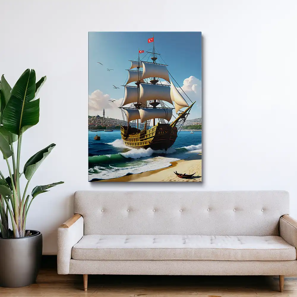 3 Ancient pirate ship