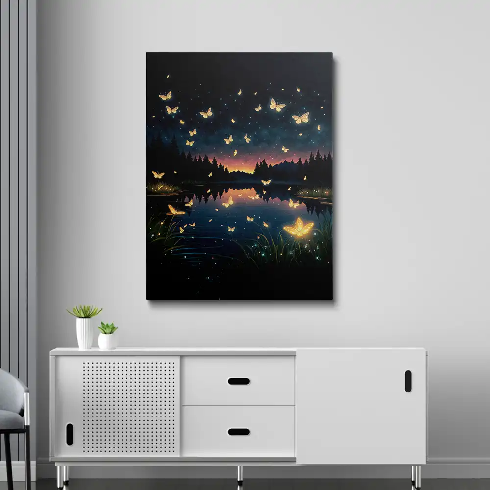 3 Luminous butterflies