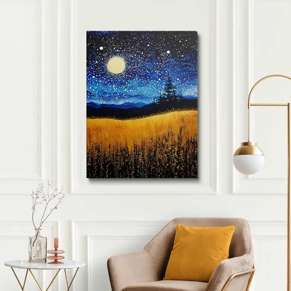 3 Stars dance across the night sky