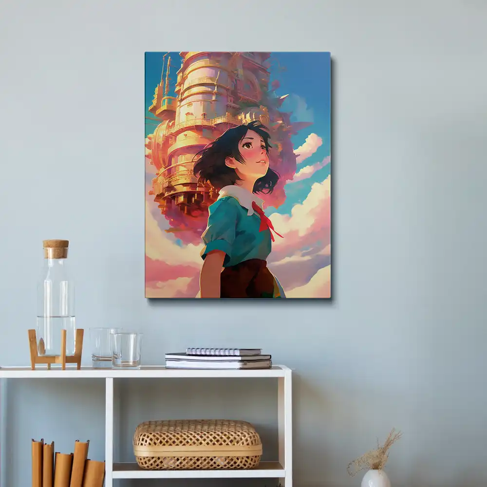 3 A cute fantasy anime girl