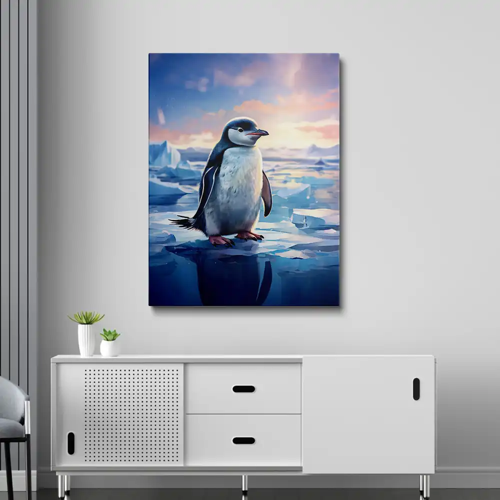 3 A penguin in the arctic