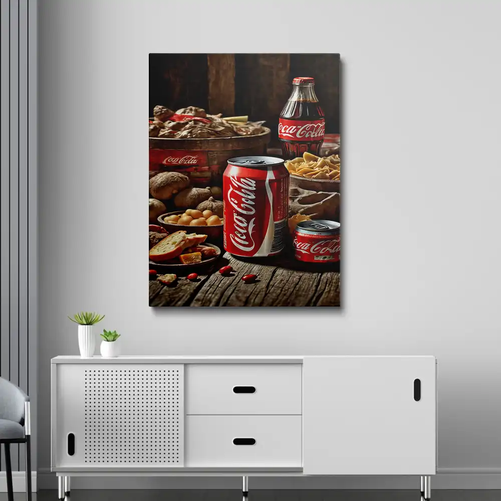 3 Coca cola painting