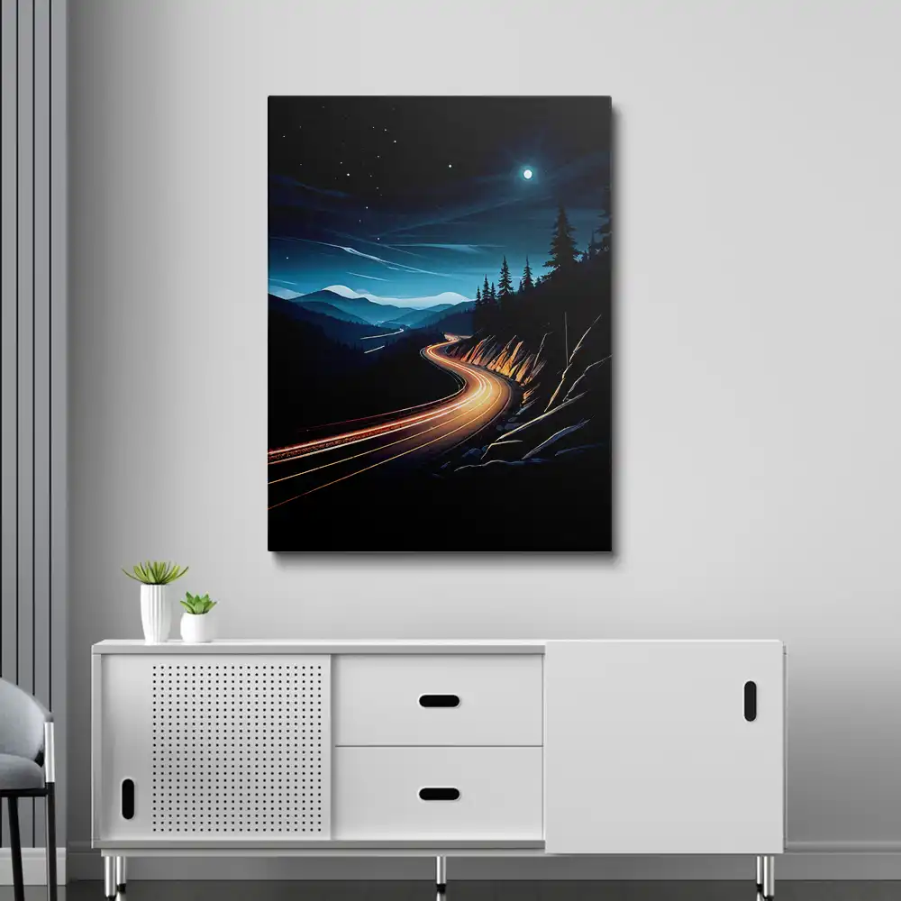 3 Night mountain road