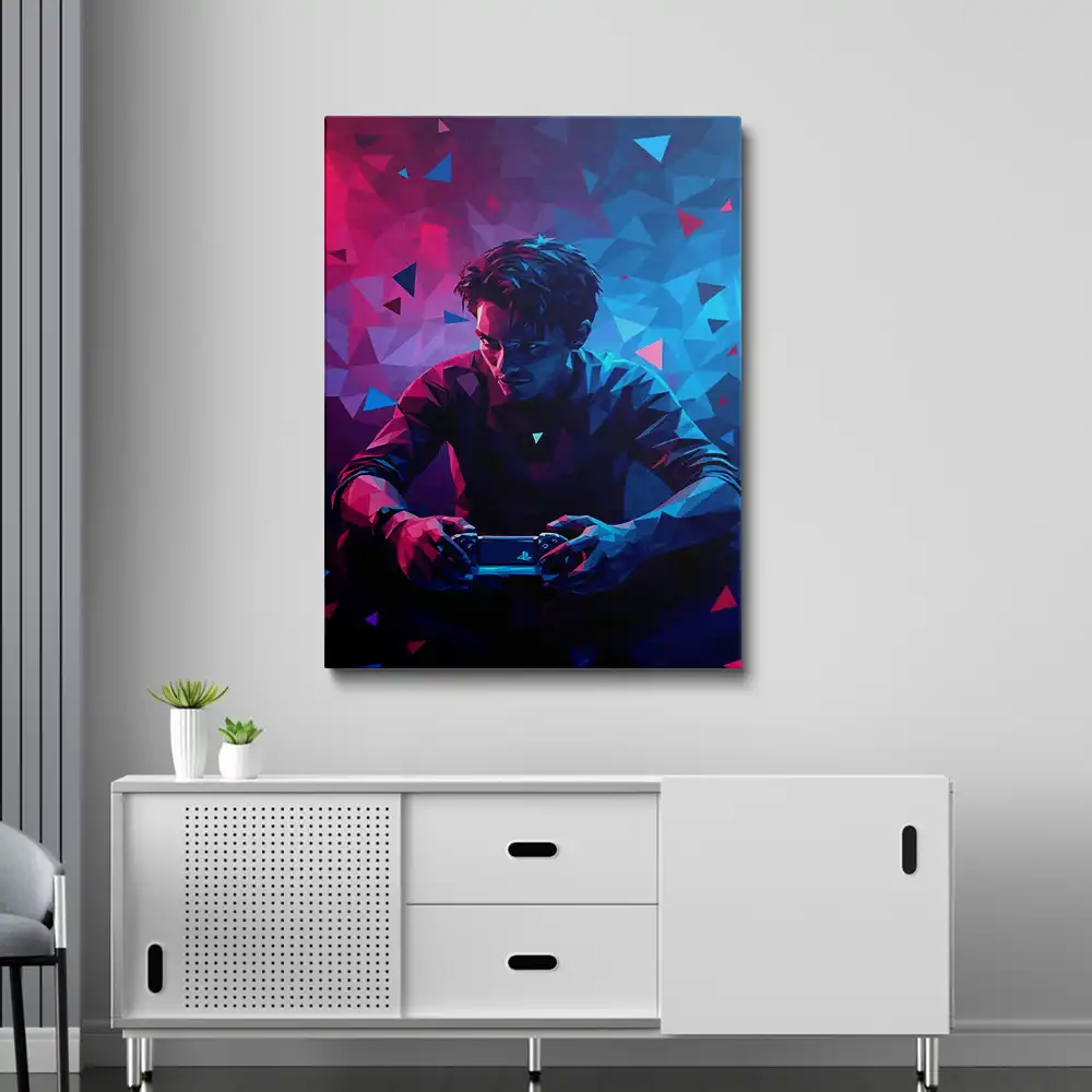 3 Colorful geometric boy