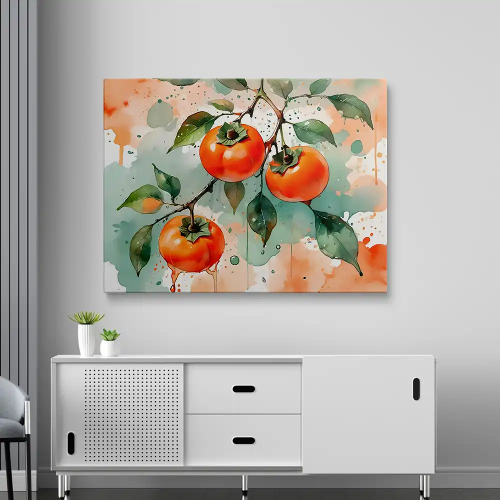 3 Persimmon painting