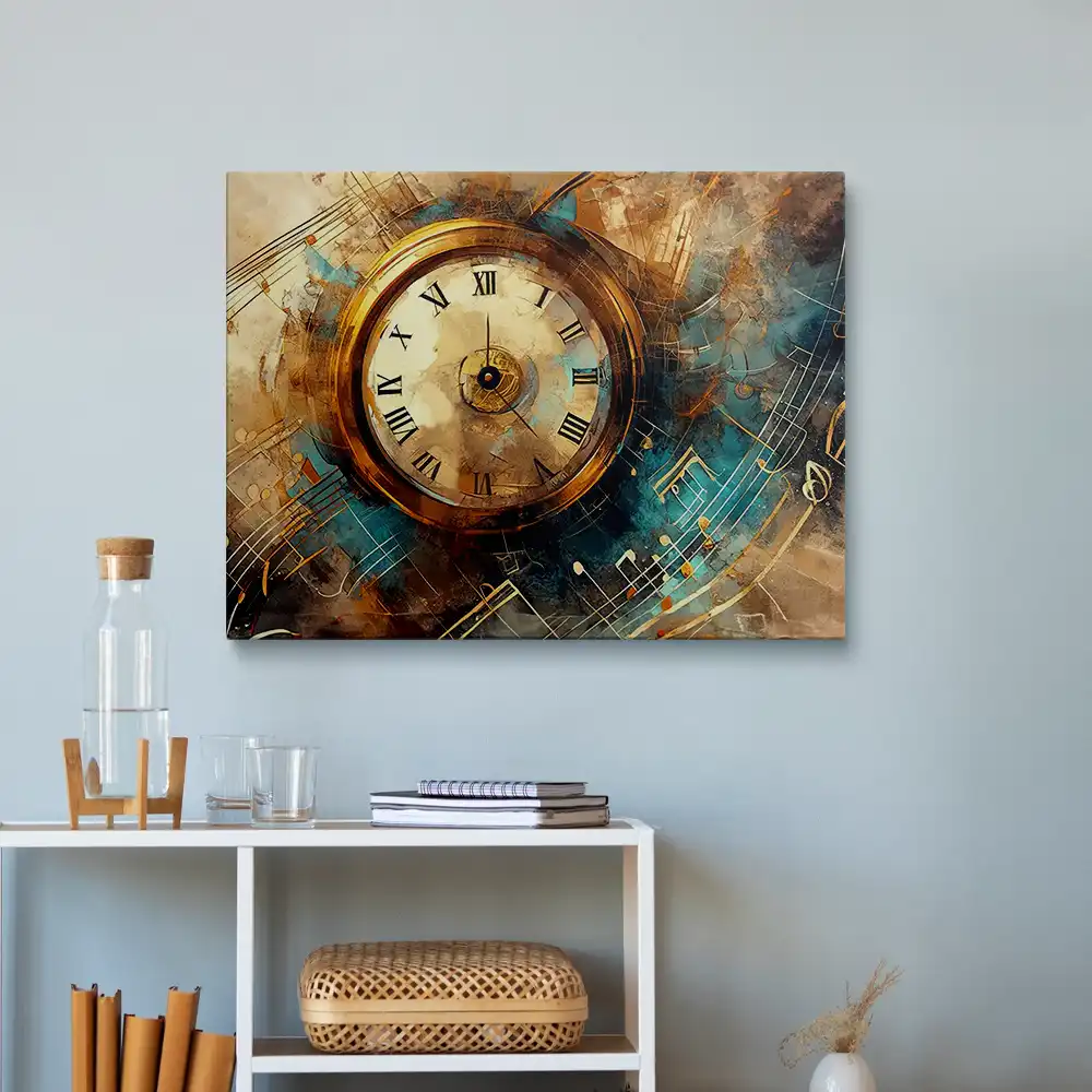 3 Painting of old clock