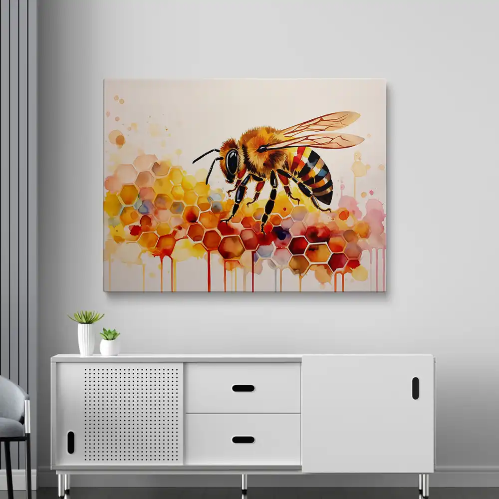 3 Honeybee painting
