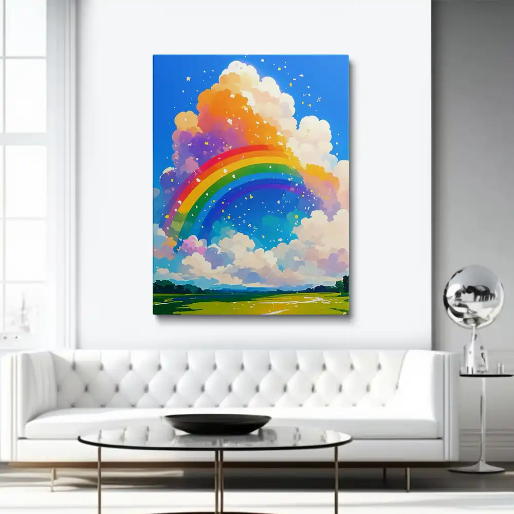 3 Painting of rainbow
