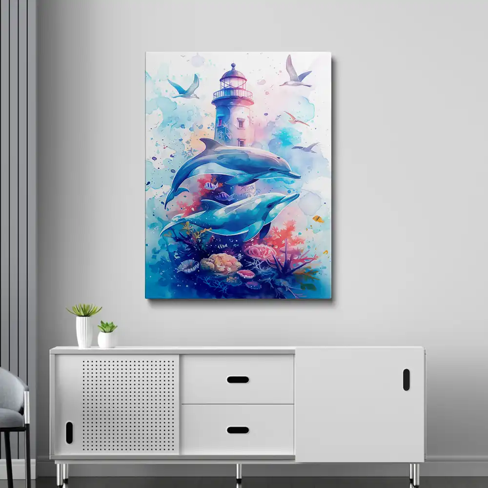 3 Dolphin and lighthouse bliss