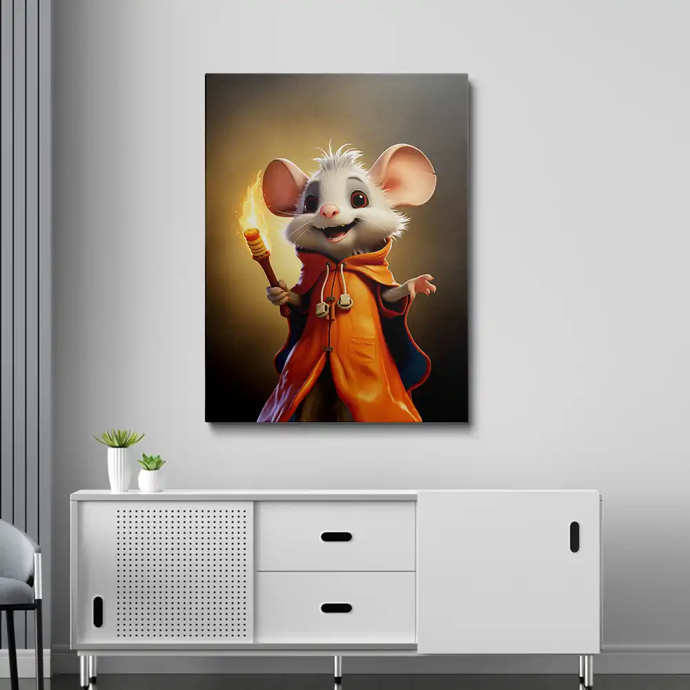 3 Abstract painting of possum