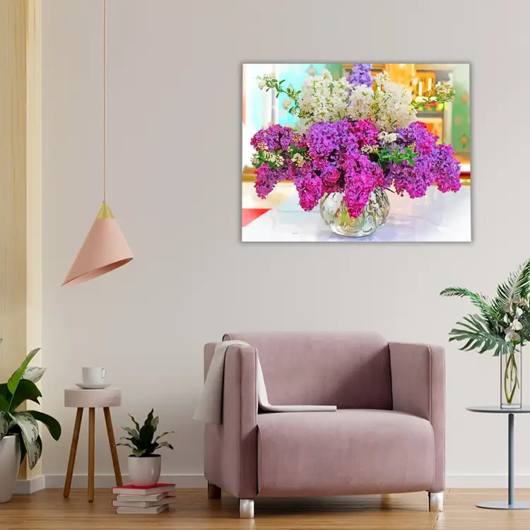 3 Blossom lilac bouquet