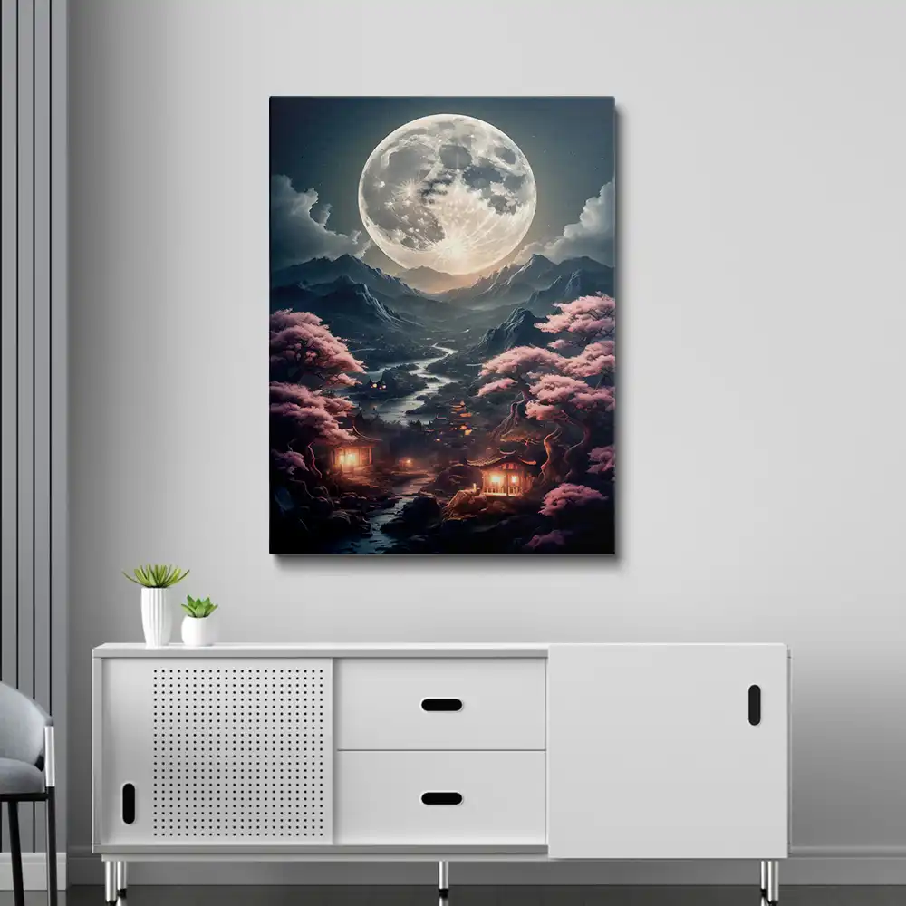 3 Moonlight over the mountains