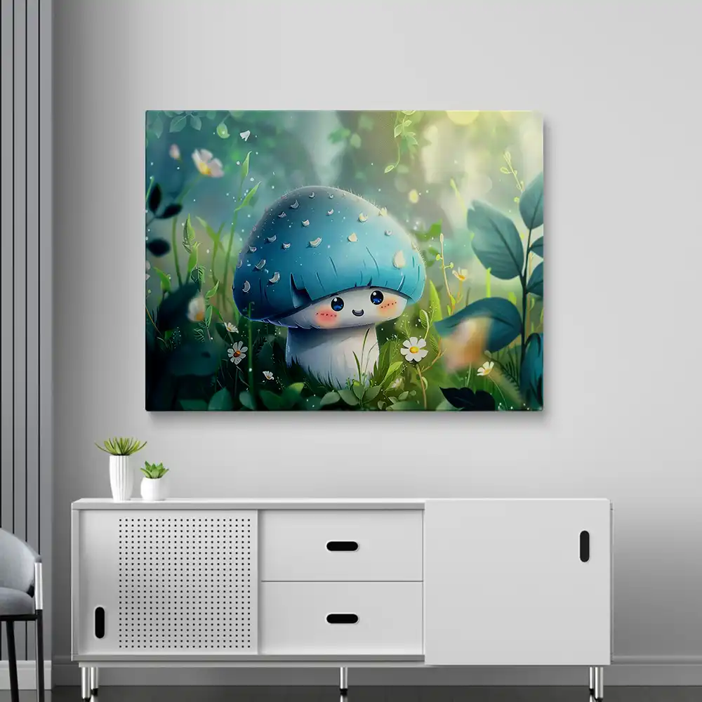 3 Cute cartoon mushroom